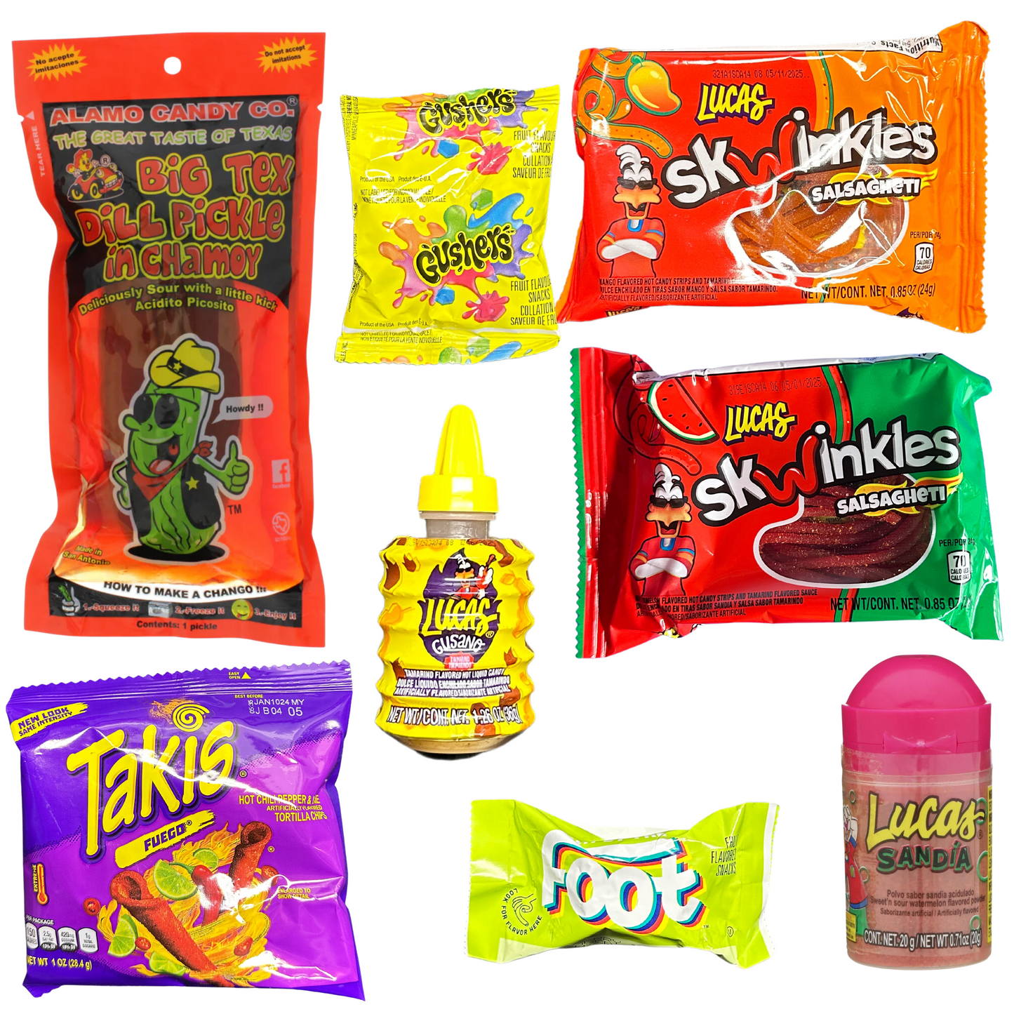 CHAMOY PICKLE 8PC KIT W/ TAKIS - Enchilositos Treats